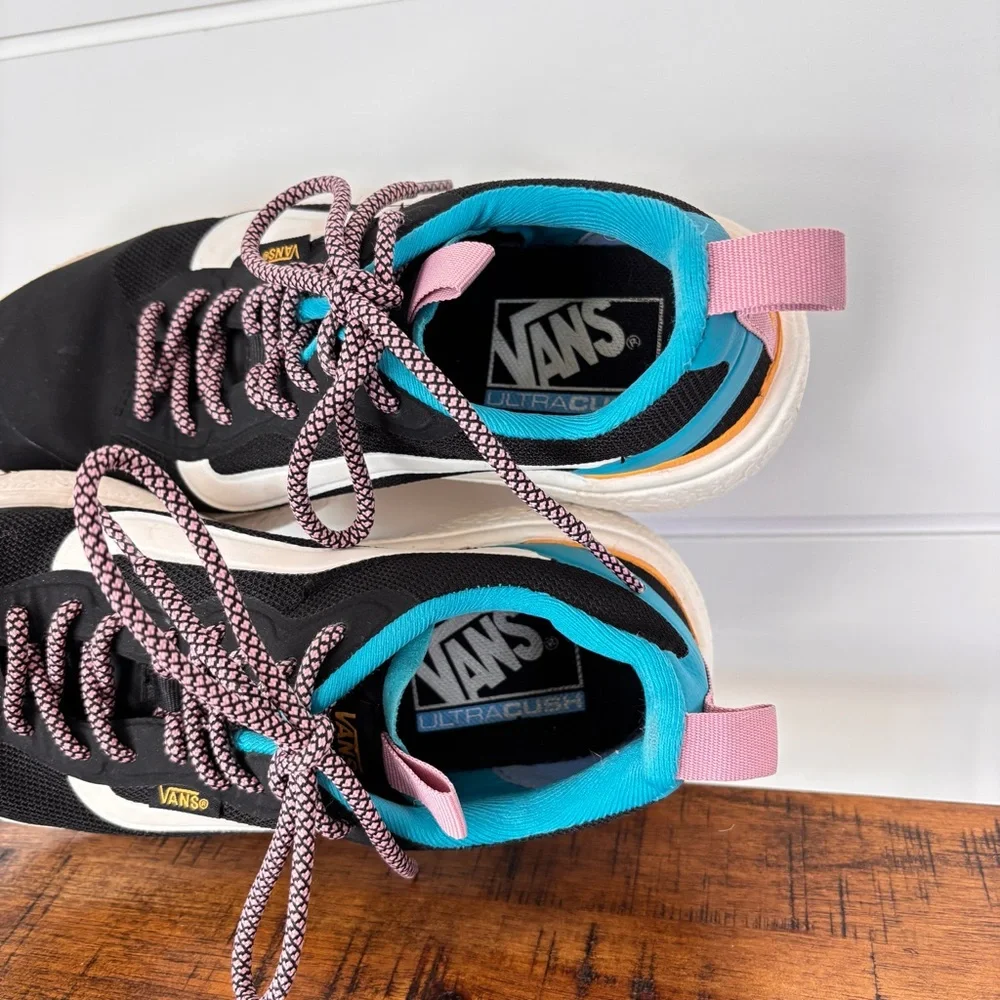 Vans Ultrarange Exo Pop Color Black/Multi Sneakers Women's Size 7